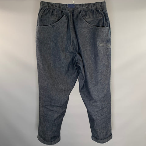 PILGRIM Size L Blue Cotton Baggy Casual Pants