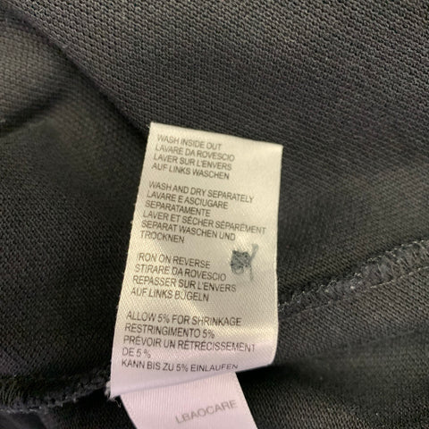 PS by PAUL SMITH Size M Black Patch Organic Cotton Half Placket Polo