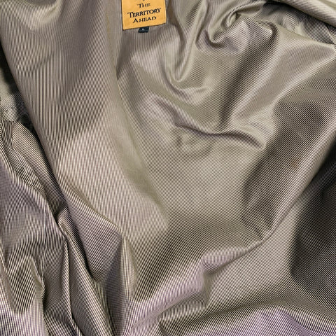 THE TERRITORY AHEAD Size L Camel Suede Single Breasted Coat