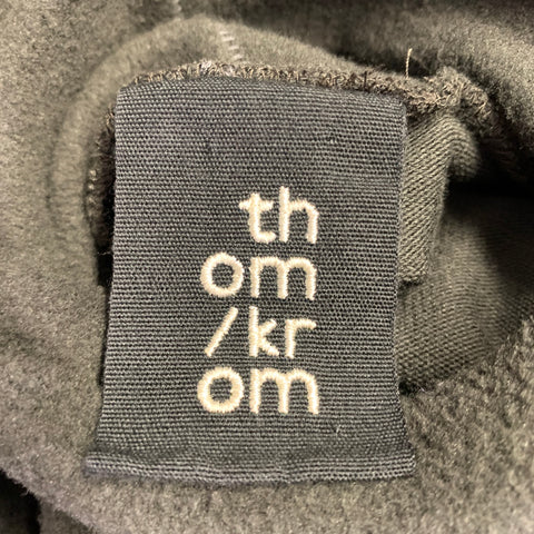 THOM KROM Size M Grey Charcoal Cotton Blend Turtleneck Pullover