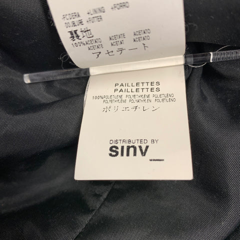 SEE By CHLOE Size M Black Silk Bubble Hem Cocktail Dress