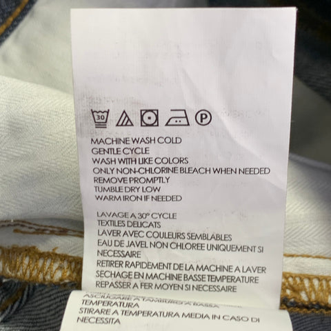 CLUB MONACO Size 31 Blue Indigo Cotton Blend Tapered Slim Jeans