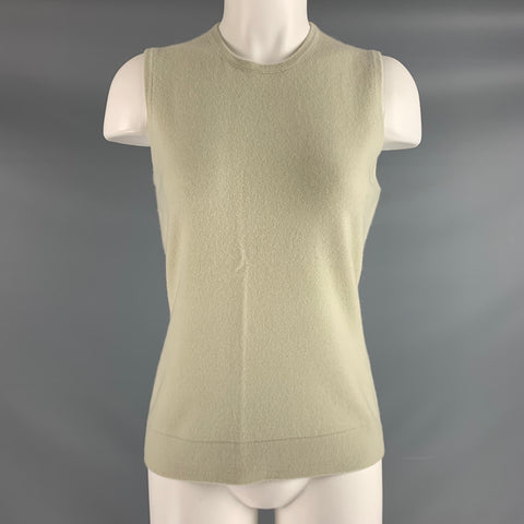 TSE Size M Green Sage Sleeveless Casual Top