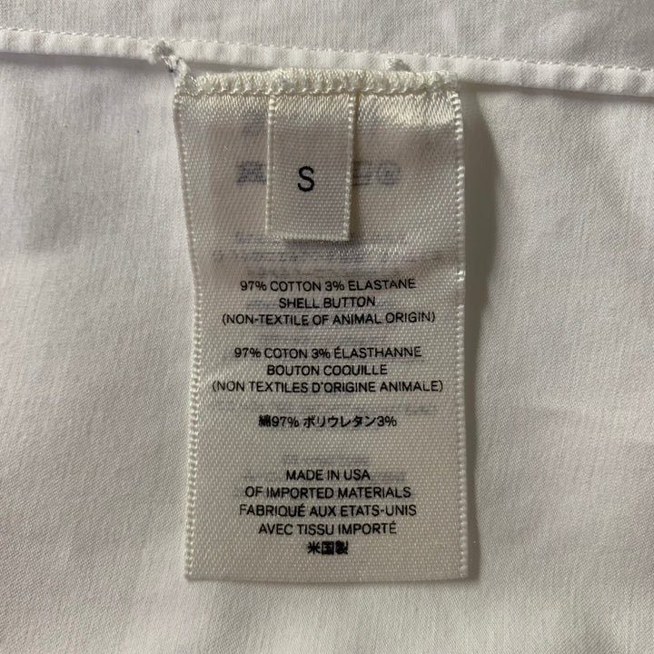 THE ROW Size S White Cotton Blend Shirt