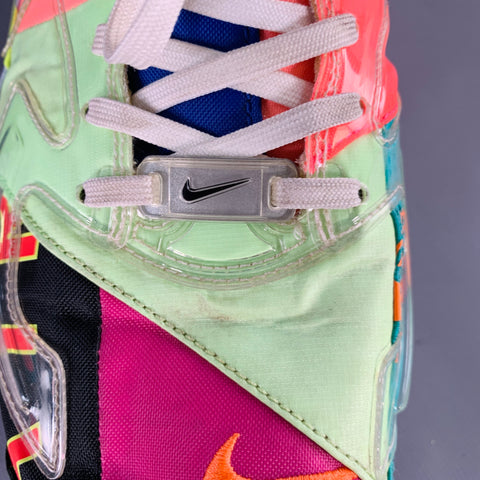 NIKE Size 10 Air Max 2 Light Multi Color Color Block Nylon Sneakers
