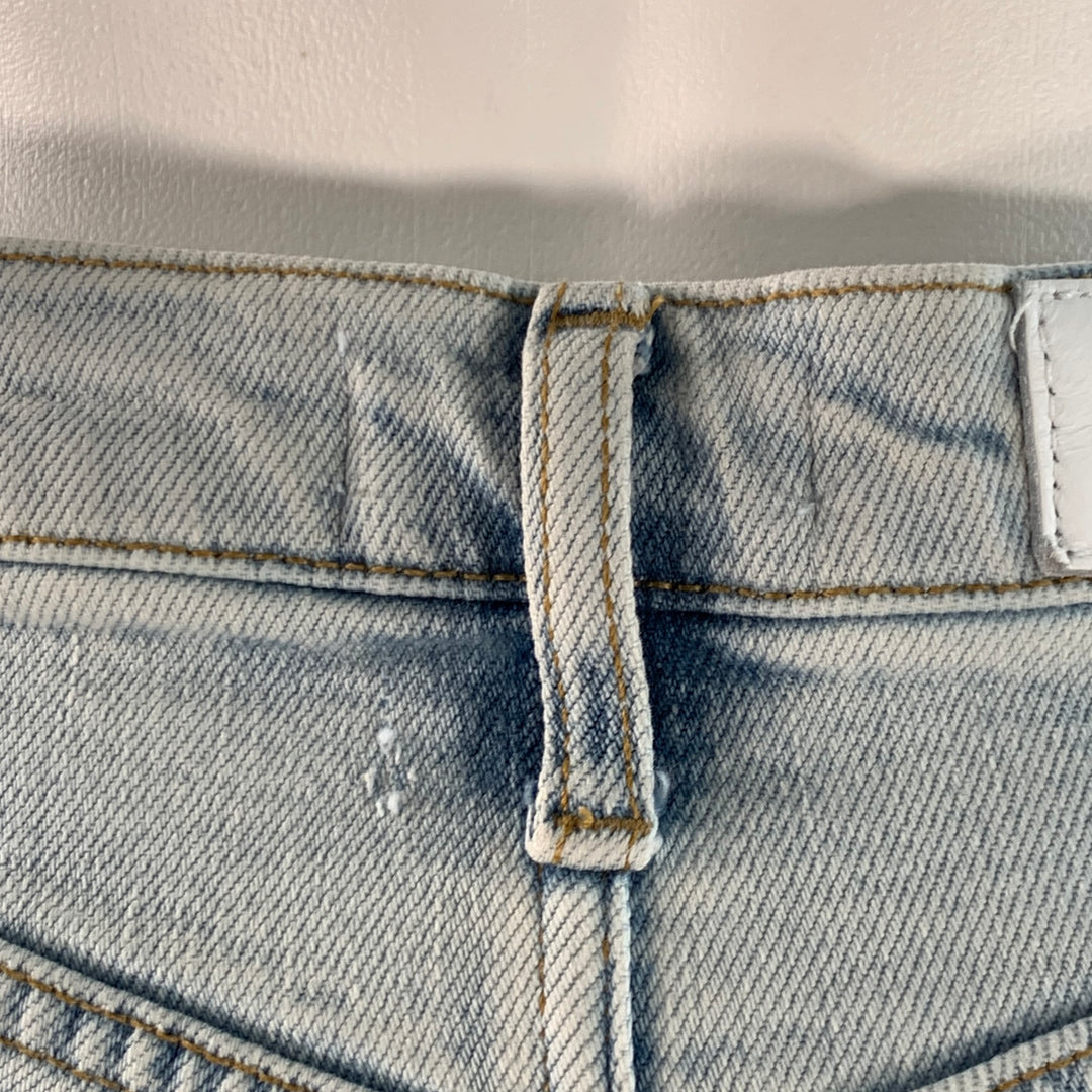 RE/DONE Size 26 90s High Rise Loose Blue Cotton Blend Button Fly Jeans