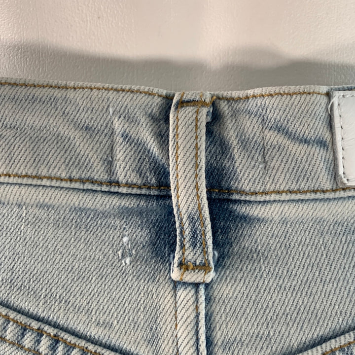 RE/DONE Size 26 90s High Rise Loose Blue Cotton Blend Button Fly Jeans