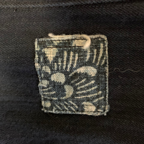 VISVIM Size M Indigo Cotton Snaps Long Sleeve Shirt