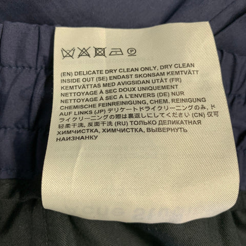 ACNE STUDIOS Size M Navy Solid Cotton Drawstring Casual Pants