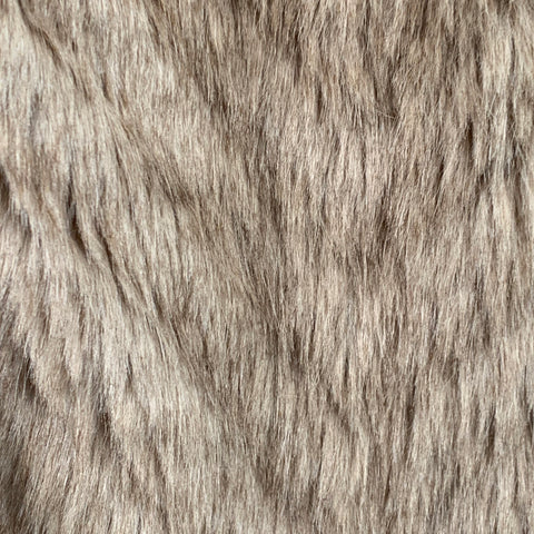 BALENCIAGA 2023 Size XS Beige Shaggy Faux Fur Hook Eye Coat