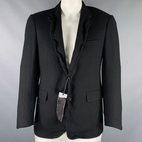 FRANCK BOCLET Veste en laine mélangée noire Taille 42
