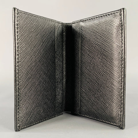 OFF-WHITE Black Saffiano Leather Wallet