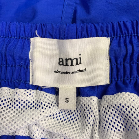 AMI by ALEXANDRE MATTIUSSI Size S Blue Polyamide Drawstring Shorts
