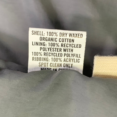 TAYLOR STITCH Size M Navy Quilted Waxed Cotton Jacket