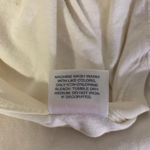 SUPREME SS2017 Size XL White Graphic Cotton Crew Neck T shirt
