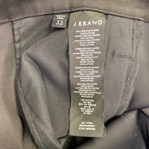 J BRAND Size 32 Black Polyamide Blend Casual Pants