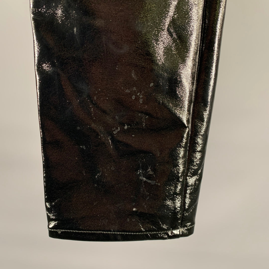 SAINT LAURENT Size 30 Black Polyester  Pants