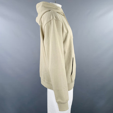 JACQUEMUS Size XXL Sage Green Cotton Logo Hoodie Sweatshirt