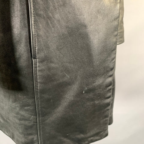 REACTION by KENNETH COLE Size M Black Leather Jacket