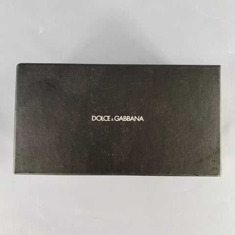 DOLCE & GABBANA Black Silver Rhinestones Sunglasses