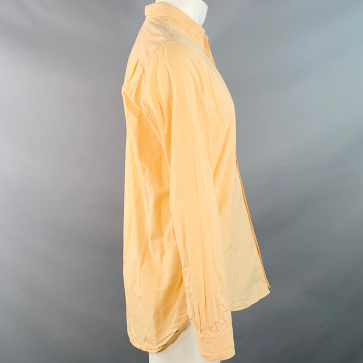 OUR LEGACY Size M Light Orange Cotton One Pocket Long Sleeve Shirt