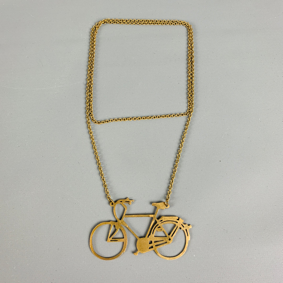 VINTAGE Gold Metal Necklace