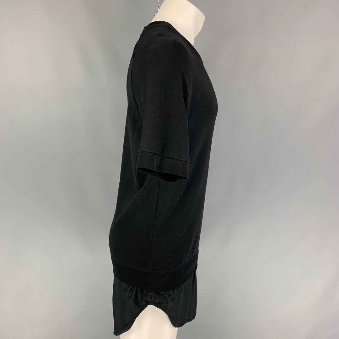 3.1 PHILLIP LIM Size S Black Cotton Long Sweatshirt