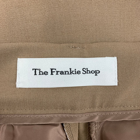 THE FRANKIE SHOP Size XS Beige Polyester Pleated Dress Pants