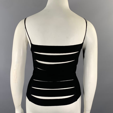 NARCISO RODRIGUEZ Size L Black Dress Top
