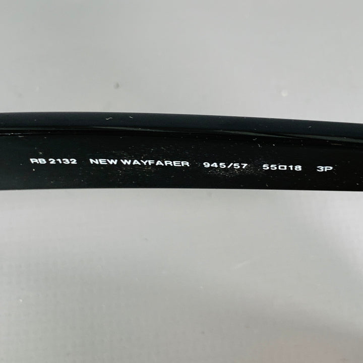 RAY-BAN New Wayfarer Clear Black Two Tone Acetate Sunglasses & Eyewear