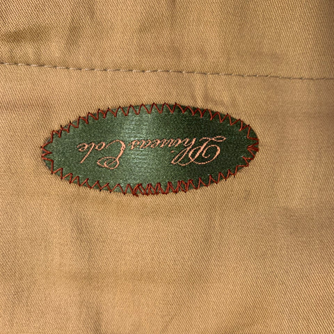 PHINEAS COLE Size 38 Tan Three Piece Notch Lapel Suit