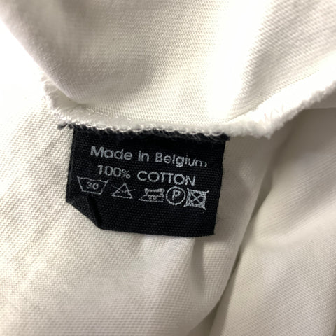 RAF SIMONS Size M White Black Graphic Cotton Crew Neck T shirt