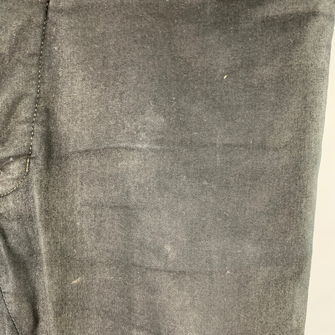 DRKSHDW Size 32 Torrence Cut Black Cotton Blend Button Fly Jeans