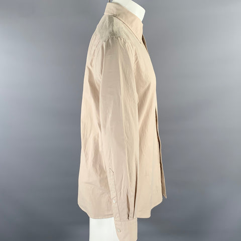 HAMILTON Size M Khaki Long Sleeve Long Sleeve Shirt