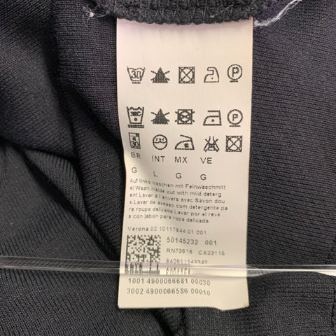 BOSS by HUGO BOSS Size L Black Polyamide Blend Zip Polo