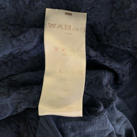 LOUIS VUITTON Size S Blue Cotton Blend Monogram T Shirt