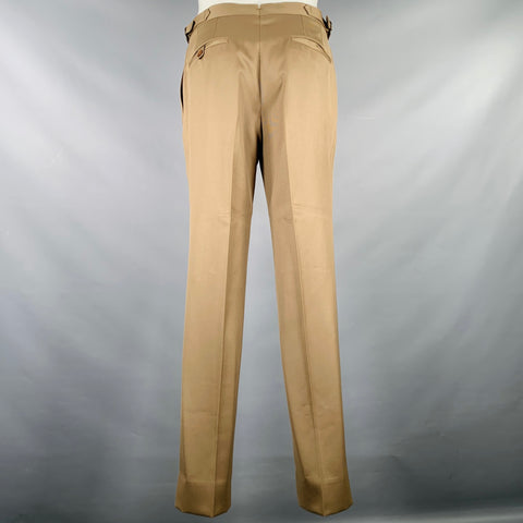 PHINEAS COLE Size 38 Tan Three Piece Notch Lapel Suit