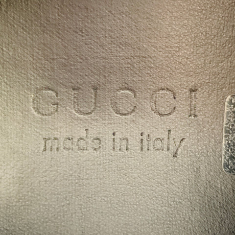 GUCCI Size 10.5 Guccissima Black Grey Monogram Sneakers