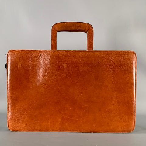 Mallette VINTAGE en cuir marron