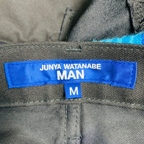 JUNYA WATANABE Size M Black Multi Color Sashiko Patches Casual Pants