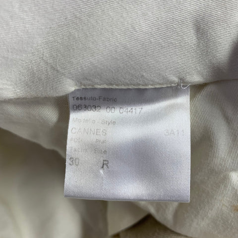 BRIONI Size 30 Beige Cotton Flat Front Casual Pants