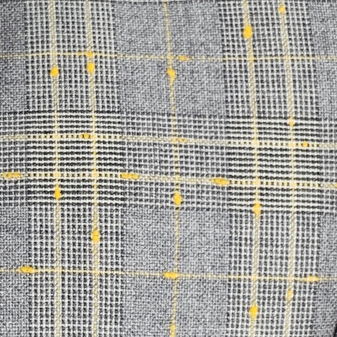 MAISON MARTIN MARGIELA Size 38 Grey Yellow Plaid Sport Coat