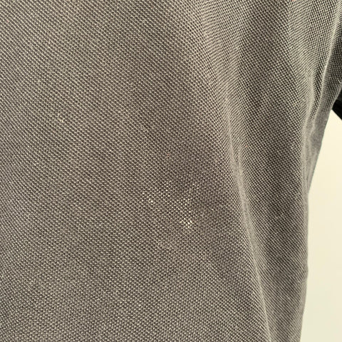PS by PAUL SMITH Size M Black Patch Organic Cotton Half Placket Polo