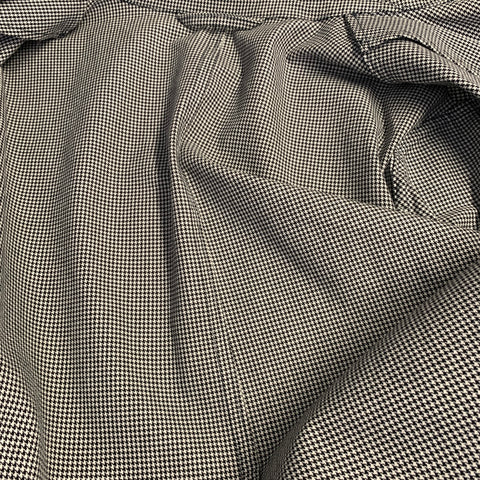 EIDOS Manteau boutonnage coton mélangé motif pied-de-poule noir et blanc taille 42