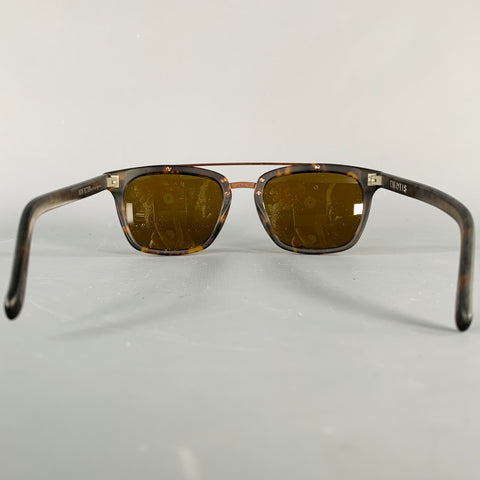 OTIS Non Fiction Brown Tan Tortoiseshell Acetate Polarized Sunglasses