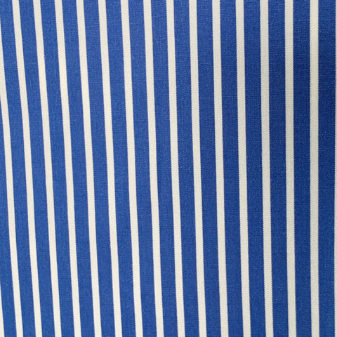 SID MASHBURN Size L Blue White Stripe Cotton One Pocket Long Sleeve Shirt