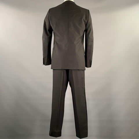 GUCCI Chest Size 40 Black Wool Mohair Tuxedo