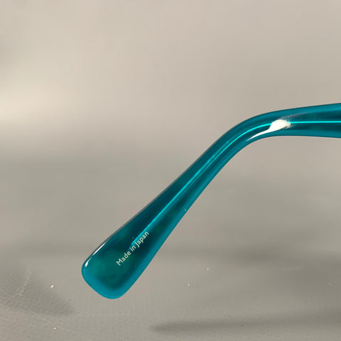 OSCAR DE LA RENTA Blue Black Marbled Acetate Sunglasses