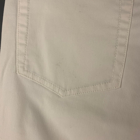 JOHN VARVATOS Taille 30 Jean élasthanne coton blanc cassé