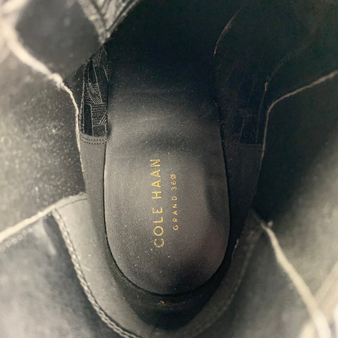 COLE HAAN Talla 10 Botas Chelsea Mara con estampado animal beige y marrón